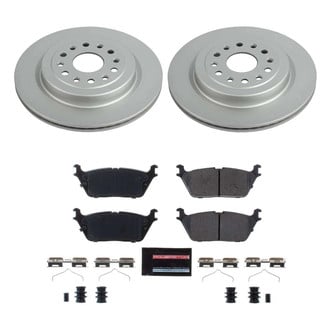PowerStop® - Z23 Evolution Geomet® Plain Rear Brake Kit