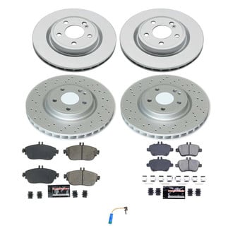 PowerStop® - Z23 Evolution Geomet® Plain Front and Rear Brake Kit