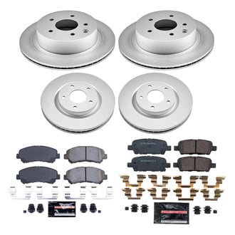 PowerStop® - Z23 Evolution Geomet® Plain Front and Rear Brake Kit
