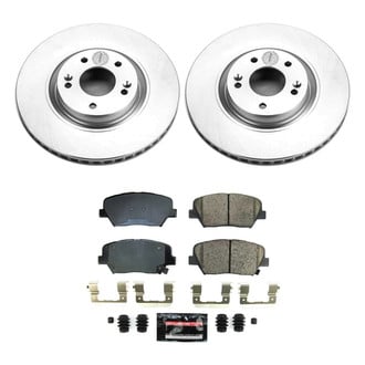 PowerStop® - Z23 Evolution Geomet® Plain Front Brake Kit