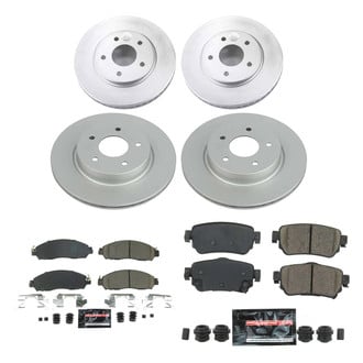 PowerStop® - Z23 Evolution Geomet® Plain Front and Rear Brake Kit