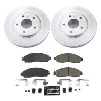 PowerStop® - Z23 Evolution Geomet® Plain Front Brake Kit