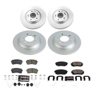 PowerStop® - Z23 Evolution Geomet® Plain Front and Rear Brake Kit