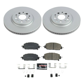PowerStop® - Z23 Evolution Geomet® Plain Front Brake Kit