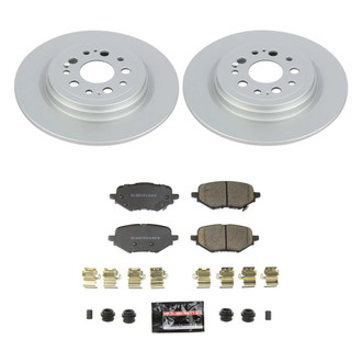 PowerStop® - Z23 Evolution Geomet® Plain Rear Brake Kit