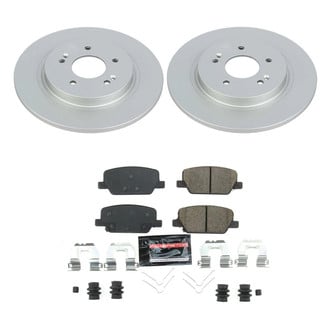 PowerStop® - Z23 Evolution Geomet® Plain Rear Brake Kit