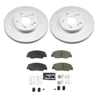 PowerStop® - Z23 Evolution Geomet® Plain Front Brake Kit