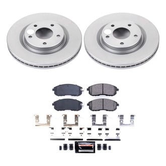 PowerStop® - Z23 Evolution Geomet® Plain Front Brake Kit