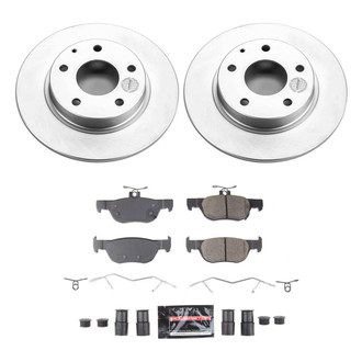 PowerStop® - Z23 Evolution Geomet® Plain Rear Brake Kit