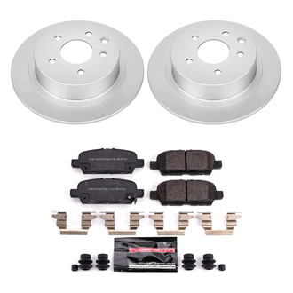 PowerStop® - Z23 Evolution Geomet® Plain Rear Brake Kit