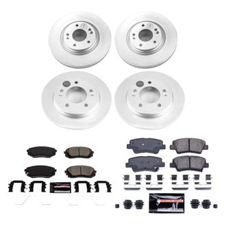 PowerStop® - Z23 Evolution Geomet® Plain Front and Rear Brake Kit