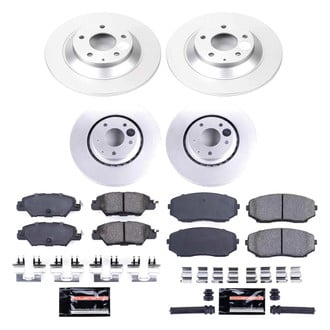 PowerStop® - Z23 Evolution Geomet® Plain Front and Rear Brake Kit