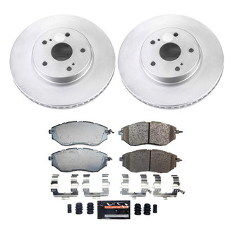 PowerStop® - Z23 Evolution Geomet® Plain Front Brake Kit