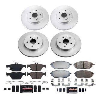PowerStop® - Z23 Evolution Geomet® Plain Front and Rear Brake Kit