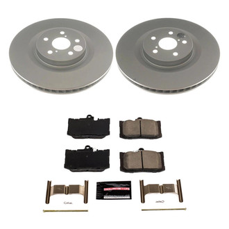 PowerStop® - Z23 Evolution Geomet® Plain Front Brake Kit