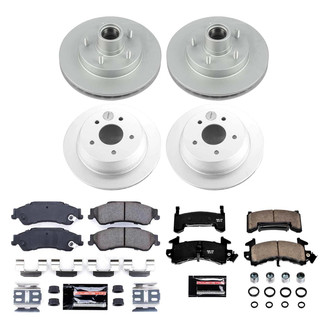 PowerStop® - Z23 Evolution Geomet® Plain Front and Rear Brake Kit