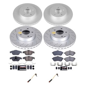 PowerStop® - Z23 Evolution Geomet® Plain Front and Rear Brake Kit