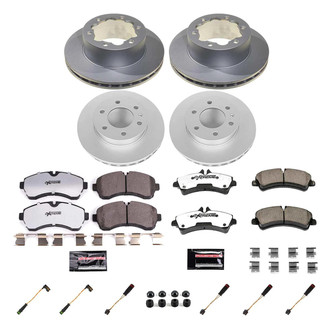 PowerStop® - Z36 Evolution Geomet® Plain Front and Rear Brake Kit