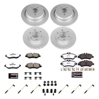PowerStop® - Z36 Evolution Geomet® Plain Front and Rear Brake Kit