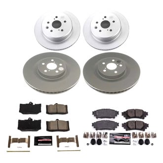 PowerStop® - Z23 Evolution Geomet® Plain Front and Rear Brake Kit