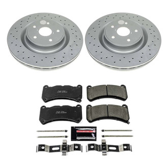 PowerStop® - Z23 Evolution Geomet® Plain Front Brake Kit