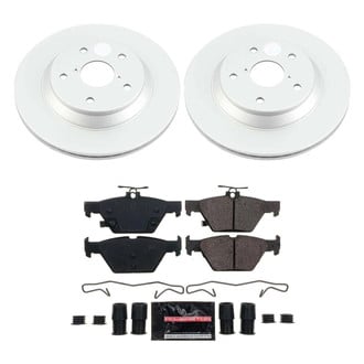 PowerStop® - Z23 Evolution Geomet® Plain Rear Brake Kit