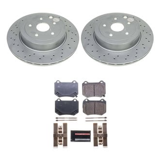 PowerStop® - Z23 Evolution Geomet® Plain Rear Brake Kit