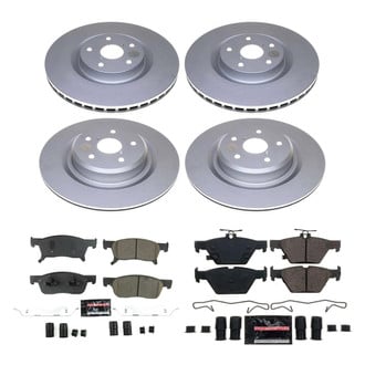 PowerStop® - Z23 Evolution Geomet® Plain Front and Rear Brake Kit