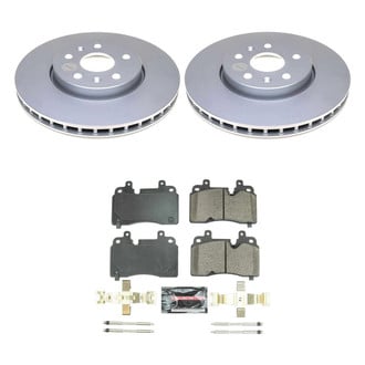 PowerStop® - Z23 Evolution Geomet® Plain Front Brake Kit