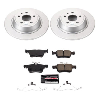 PowerStop® - Z23 Evolution Geomet® Plain Rear Brake Kit