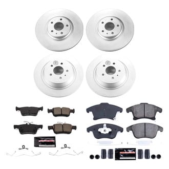 PowerStop® - Z23 Evolution Geomet® Plain Front and Rear Brake Kit
