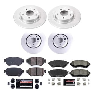 PowerStop® - Z23 Evolution Geomet® Plain Front and Rear Brake Kit