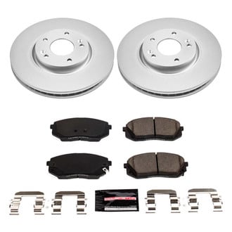 PowerStop® - Z23 Evolution Geomet® Plain Front Brake Kit