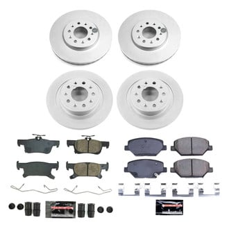 PowerStop® - Z23 Evolution Geomet® Plain Front and Rear Brake Kit