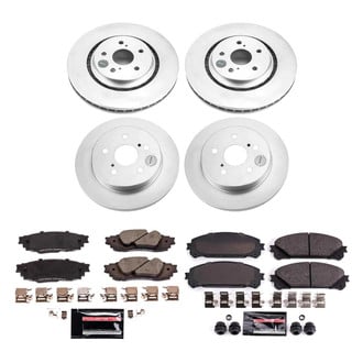 PowerStop® - Z23 Evolution Geomet® Plain Front and Rear Brake Kit