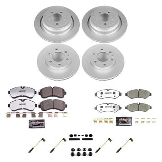 PowerStop® - Z36 Evolution Geomet® Plain Front and Rear Brake Kit