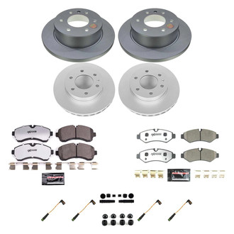 PowerStop® - Z36 Evolution Geomet® Plain Front and Rear Brake Kit