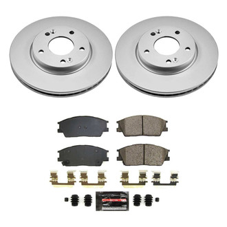 PowerStop® - Z23 Evolution Geomet® Plain Front Brake Kit