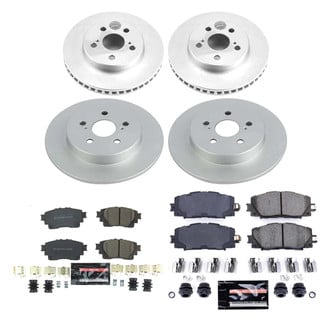 PowerStop® - Z23 Evolution Geomet® Plain Front and Rear Brake Kit