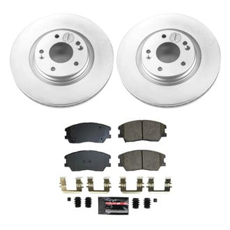 PowerStop® - Z23 Evolution Geomet® Plain Front Brake Kit