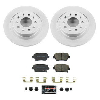 PowerStop® - Z23 Evolution Geomet® Plain Rear Brake Kit