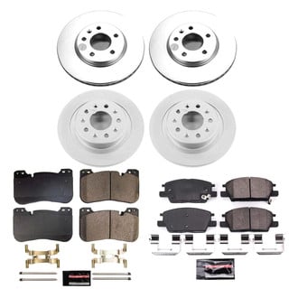 PowerStop® - Z23 Evolution Geomet® Plain Front and Rear Brake Kit