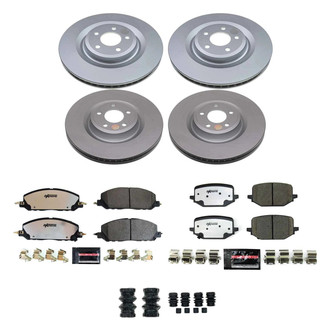PowerStop® - Z36 Evolution Geomet® Plain Front and Rear Brake Kit