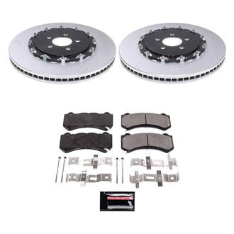 PowerStop® - Z23 Evolution Geomet® Plain Front Brake Kit