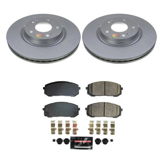 PowerStop® - Z23 Evolution Geomet® Plain Front Brake Kit