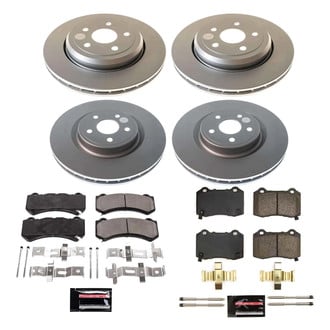 PowerStop® - Z23 Evolution Geomet® Plain Front and Rear Brake Kit