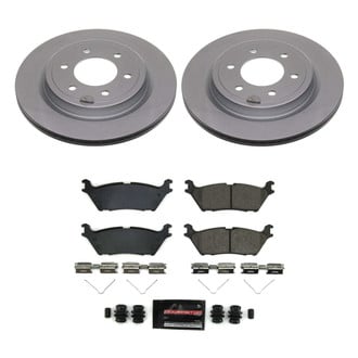 PowerStop® - Z23 Evolution Geomet® Plain Rear Brake Kit