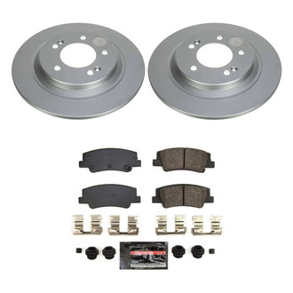 PowerStop® - Z23 Evolution Geomet® Plain Rear Brake Kit