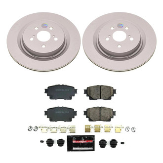 PowerStop® - Z23 Evolution Geomet® Plain Rear Brake Kit