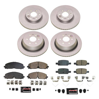 PowerStop® - Z23 Evolution Geomet® Plain Front and Rear Brake Kit